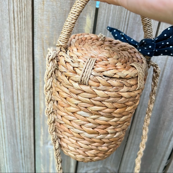 Zara straw crossbody basket bag - Picture 6 of 13